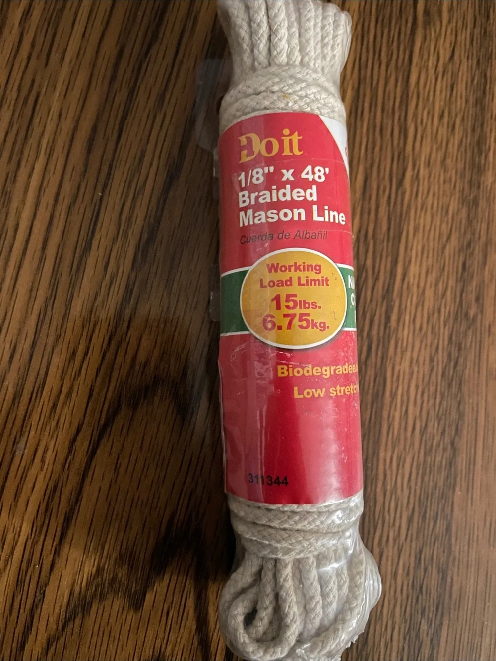 New 4-pack Mixed Lot Cotton Braided Cord Sash Cord Clothesline Mason Line Craft